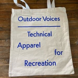 Outdoor voices bag